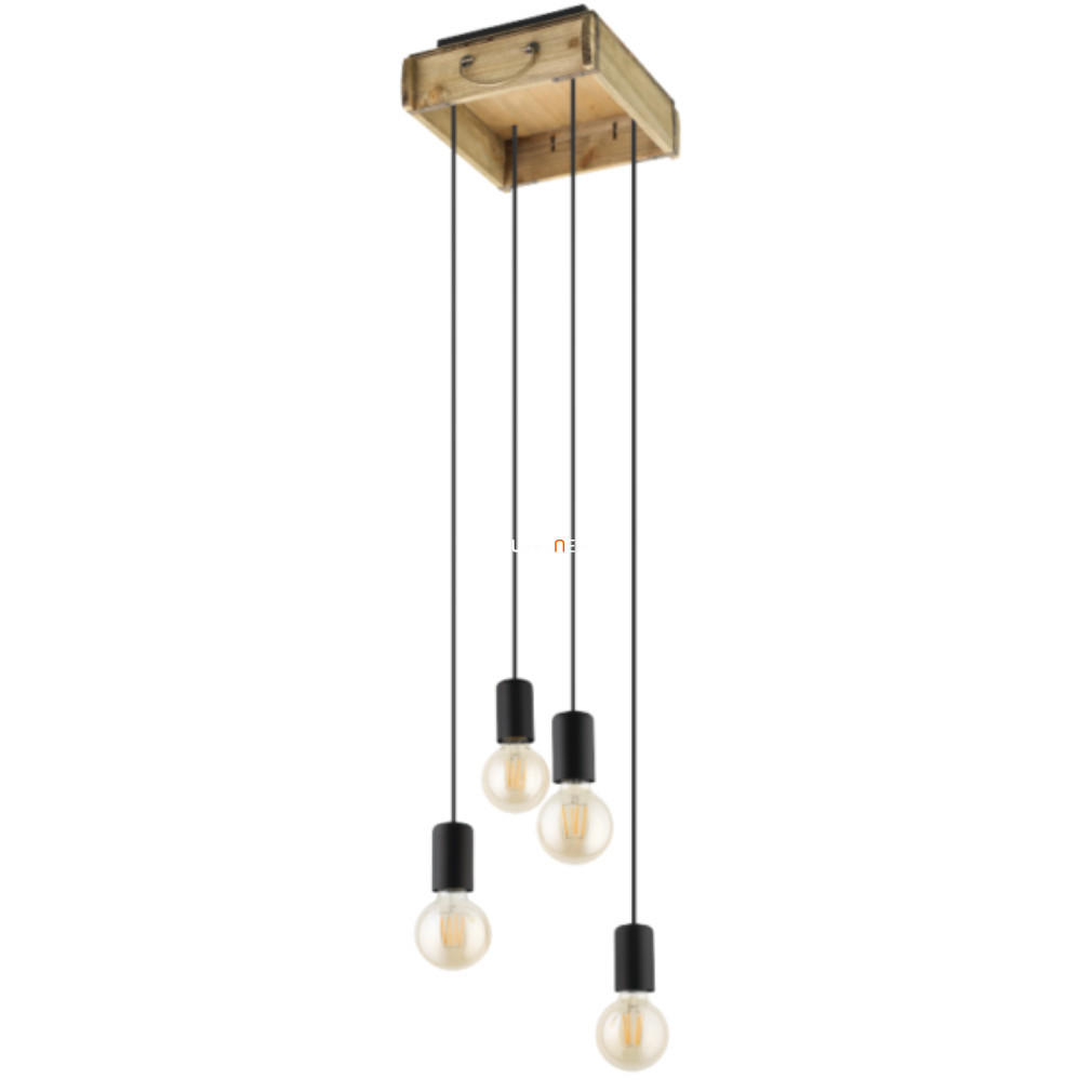 Candelabru vintage din lemn - Wootton Eglo 43591