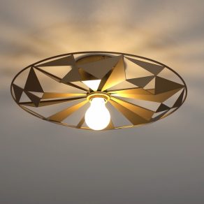   Lampă de tavan, 42,5 cm, culoare auriu - Castanuelo Eglo 43599