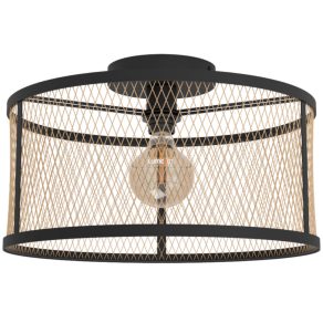 Lampă de tavan, alamă neagră - Dellow Eglo 43603