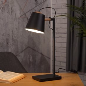   Lampă de masă, neagră, 48 cm - Lacey Eglo 43613, cu soclu 1xE14