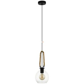 Lampă suspendată, abajur din sticlă - Roding Eglo 43617