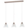 Lampă suspendată cu trei socluri, auriu roz - Copley Eglo 43632