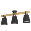 Lampă de tavan cu trei socluri, culoare negru-maro-alb - Boyle Eglo 43635