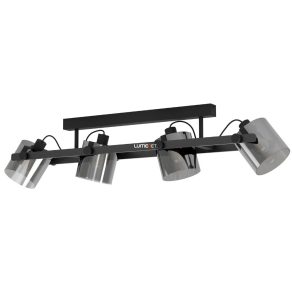   Lampă de tavan cu patru socluri, negru - Hornwood Eglo 43671