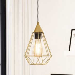 Lampă suspendată, 17,5x130 cm, alamă - Tarbes Eglo 43681