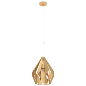   Lampă suspendată, 31 cm, culoare auriu - Carlton Eglo 43814
