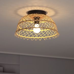 Lampă de tavan, lemn-negru - Ausnby Eglo 43831