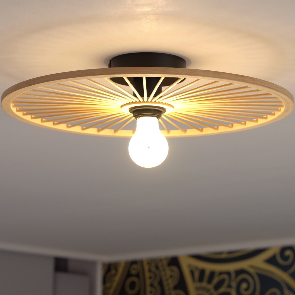 Lampa de tavan cu roți din lemn - Leominster Eglo 43883