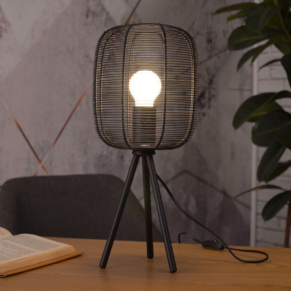 Lampa de masă cu trei picioare, 44 cm - Rinroe Eglo 43967, cu 1xE27 soclu