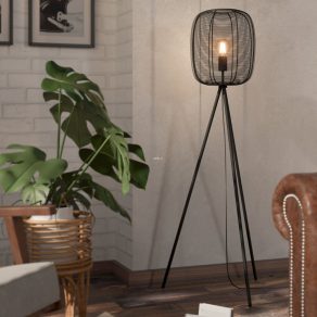   Lampă de podea cu trepied, 141 cm - Rinroe Eglo 43968, cu soclu 1xE27