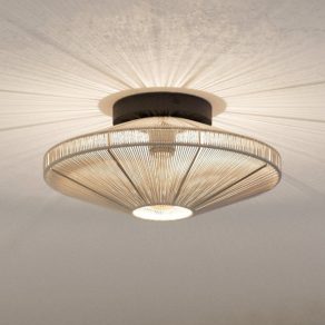   Lampă de tavan din material textil cu efect de umbră, 38 cm - Midsumer Eglo 43998, cu soclu 1xE27, 220-240 V