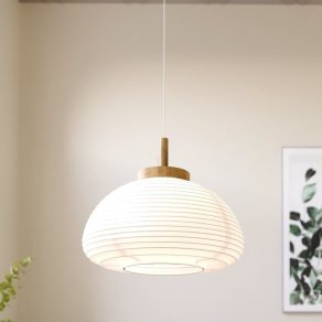   Lampă suspendată, hârtie de orez, 55 cm - Summerhill Eglo 44065, cu soclu 1xE27, 220-240 V