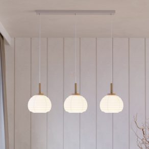   Lampă suspendată, hârtie de orez - Summerhill Eglo 44066, cu soclu 3xE27, 220-240 V