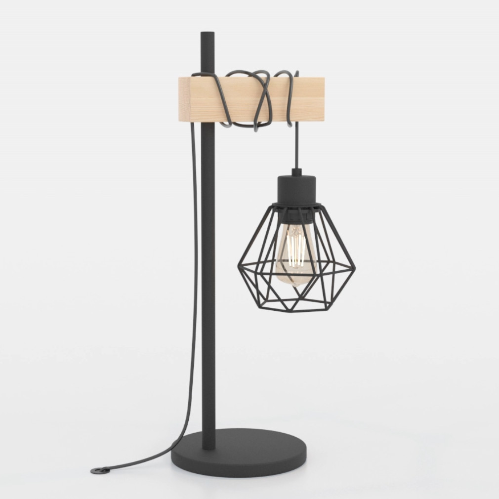 Lampa de masă scandinavă, 50 cm - Townshend Eglo 44079, cu soclu 1xE27
