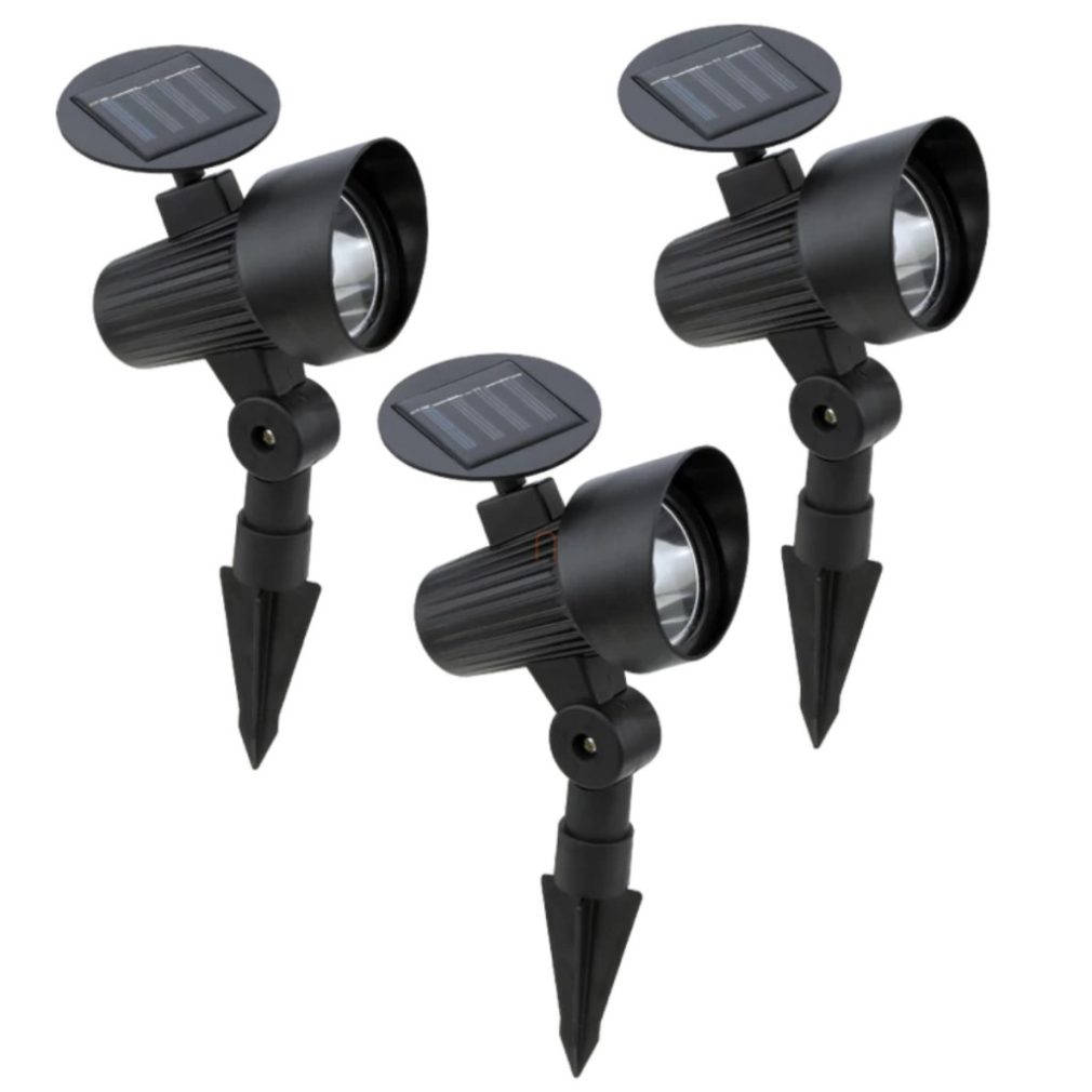 Lampă LED solară pentru exterior, cu 3 piese, care se înfige în pământ - Gionata 1 Eglo 48504