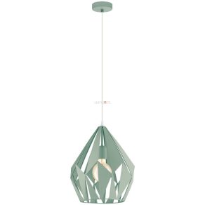   Lampă suspendată, culoare verde pastel - Carlton Eglo 49026