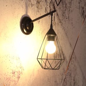 Aplică de perete, negru - Tarbes Eglo 49081