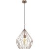 Lampă suspendată, auriu roz - Carlton Eglo 49258