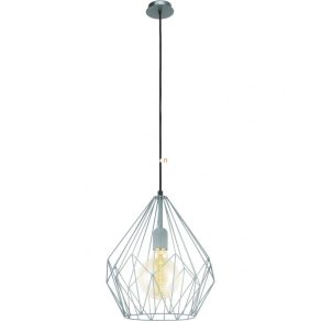   Lampă suspendată, culoare albastru pastel - Carlton Eglo 49259