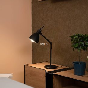   Lampă de masă, neagră, 42 cm - Priddy Eglo 49469, cu soclu 1xE27