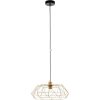 Lampă suspendată, alamă-negru - Carlton Eglo 49488