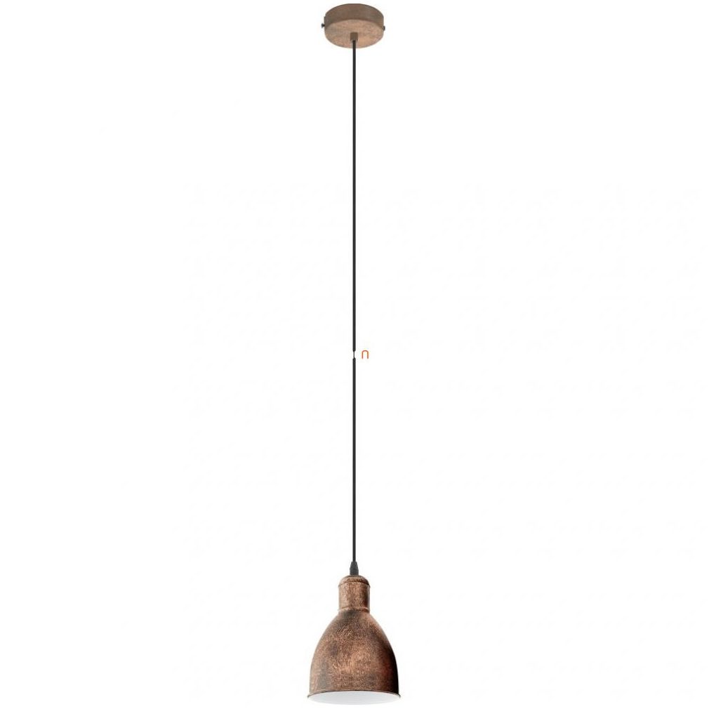 Lampa suspendată, finisaj roșu-cupru - Priddy Eglo 49492