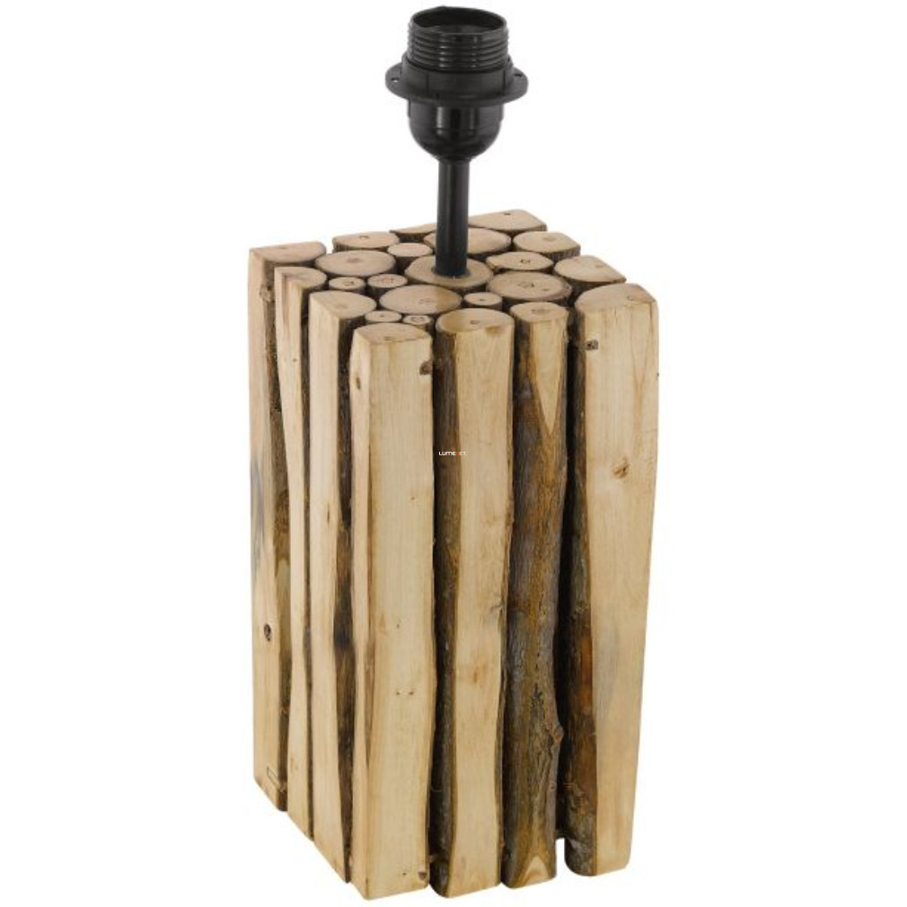 Lampa de masă din lemn masiv, 32 cm - Ribadeo Eglo 49832, cu 1xE27 soclu