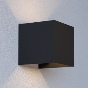   Lampă LED de exterior cu senzor de mișcare și lumină indirectă - Rincine Eglo 74116, 270 lm, 4000 K, 2,2 W, 5 V, IP44