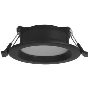   Lampă LED încastrată, neagră - Idun-E Eglo 74159, 485 lm, 4000 K, 4 W, 220-240 V