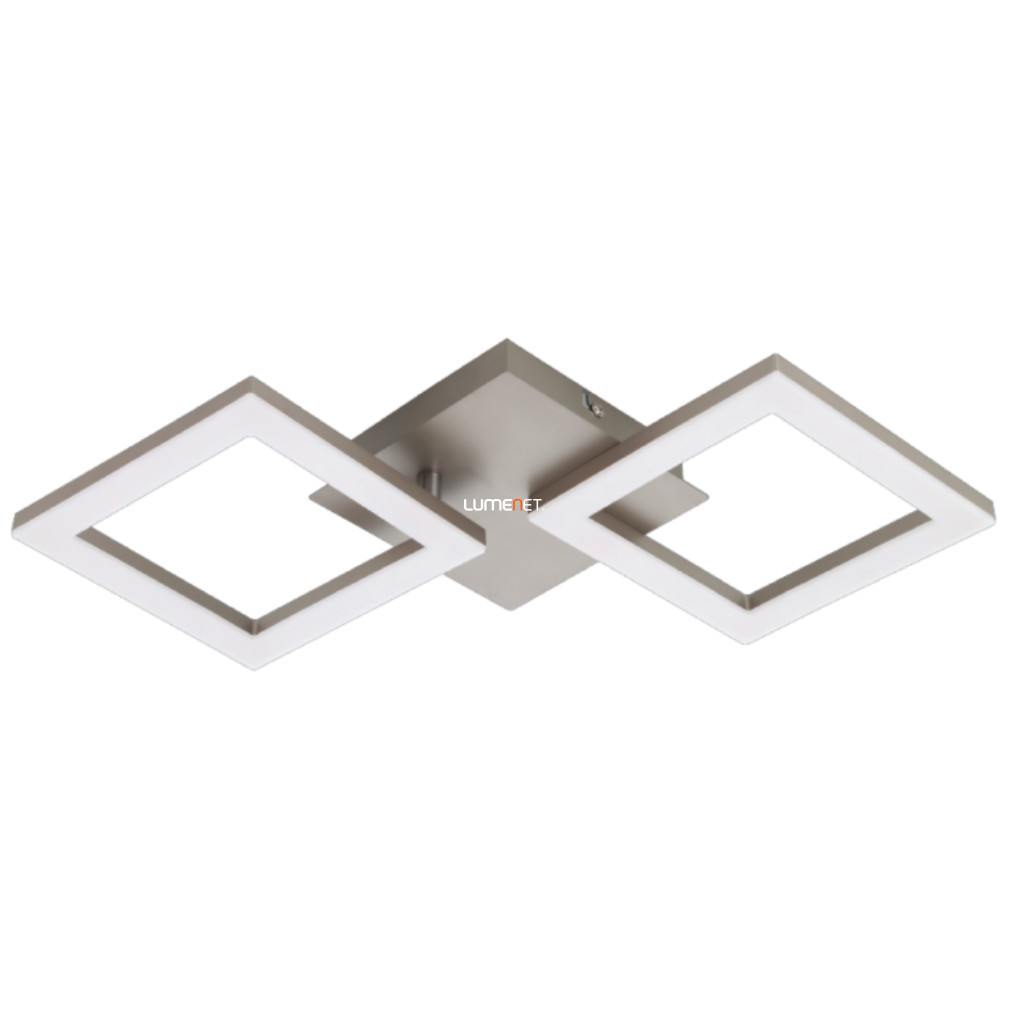 Lampă LED de tavan 16 W, alb cald, culoare nichel-alb - Huerta Eglo 75178