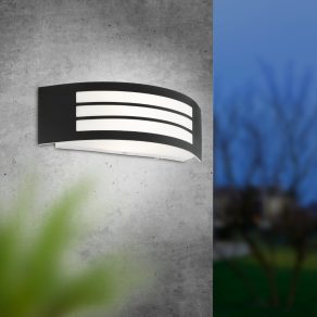Lampă de perete pentru exterior, negru - Leiros Eglo 75422