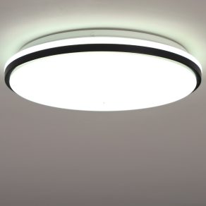   Lampă LED cu intensitate reglabilă pentru tavan 18 W, negru - Marunella Eglo 75438