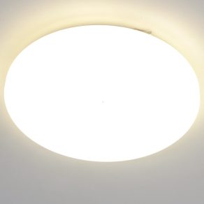   Lampă LED cu senzor de mișcare pentru tavan 15,5 W, alb cald, culoare albă - Frania Eglo 75449