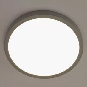  Lampă LED de tavan 20,5 W, alb cald, culoare alb-argintiu - Molay Eglo 75529