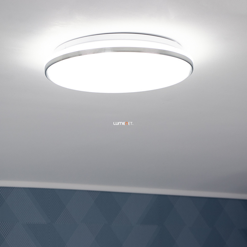 Lampa LED de tavan în culoarea nichel, 34 cm - Marunella-S Eglo 75626