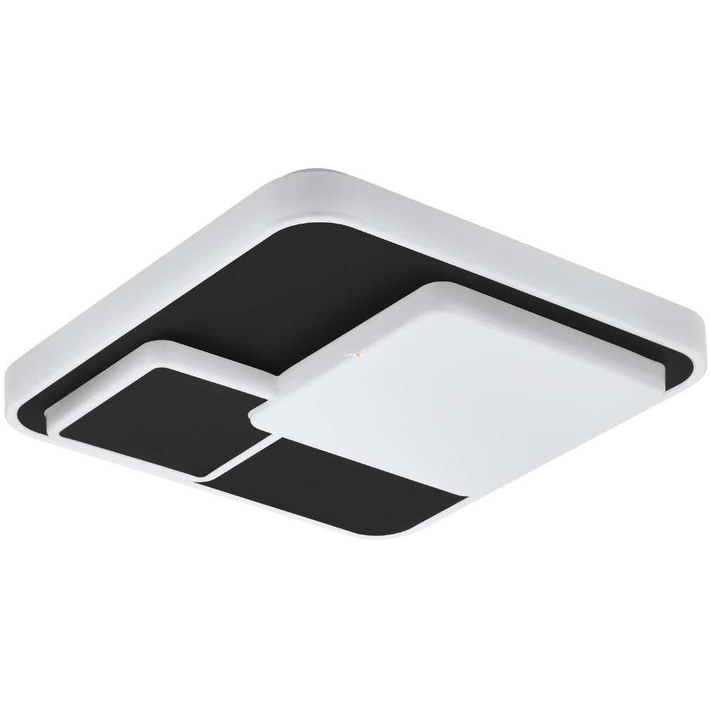 Lampa LED de tavan în culoare alb-negru, cu lumină albă caldă - Lepreso Eglo 75667