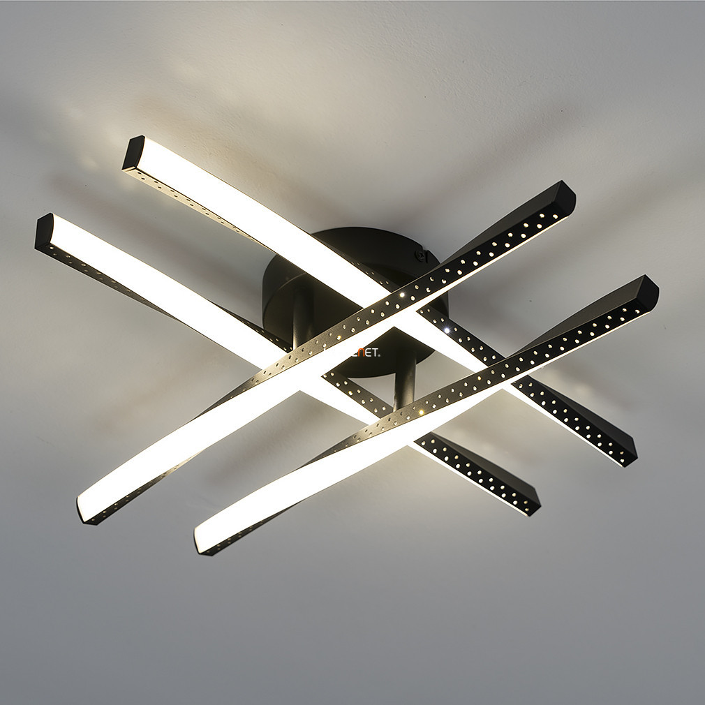 Lampa LED de tavan, 43,5x43,5 cm, negru - Adeje Eglo 75683