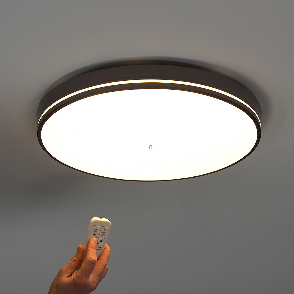 Lampa LED de tavan cu telecomandă, culoare maro - Orotava Eglo 75707