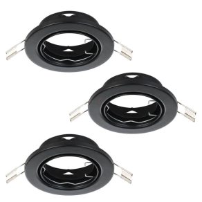   Cadru pentru lampă încastrată, 3 bucăți - Agulo 1 Eglo 75787, cu soclu 3xGU10, 220-240 V, IP20/IP23