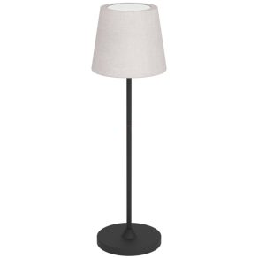   Lampă LED de masă reglabilă, 34 cm, comutator tactil, priză USB - Leonero Eglo 75937, 300 lm, 2400/3000/4000K, temperatură și luminozitate reglabile, 3 trepte de reglare a intensității luminoase, 3,8 W,