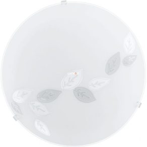   Lampă de tavan cu model frunze, culoare alb-gri - Mars Eglo 80264