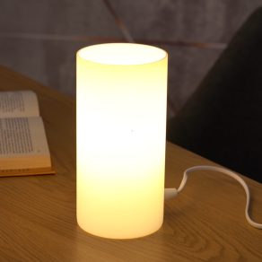   Lampă de masă albă, 20 cm - Geo Eglo 81827, cu soclu 1xE14