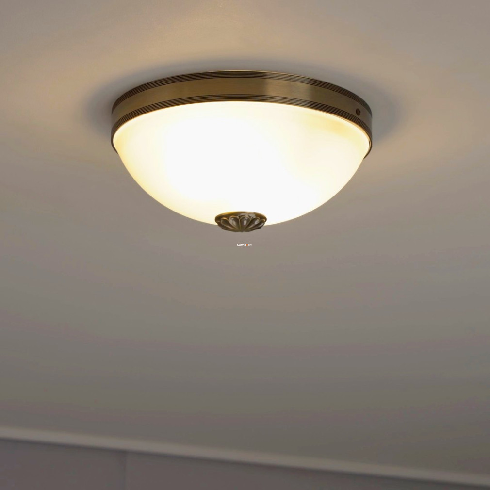 Lampa de tavan cu două becuri, culoare alb-bronz - Imperial Eglo 82741