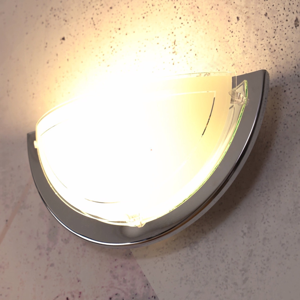 Lampa de perete, alb-crom - Planet Eglo 83156
