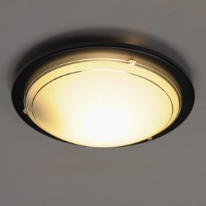 Lampă de tavan, alb-negru - Planet Eglo 83159