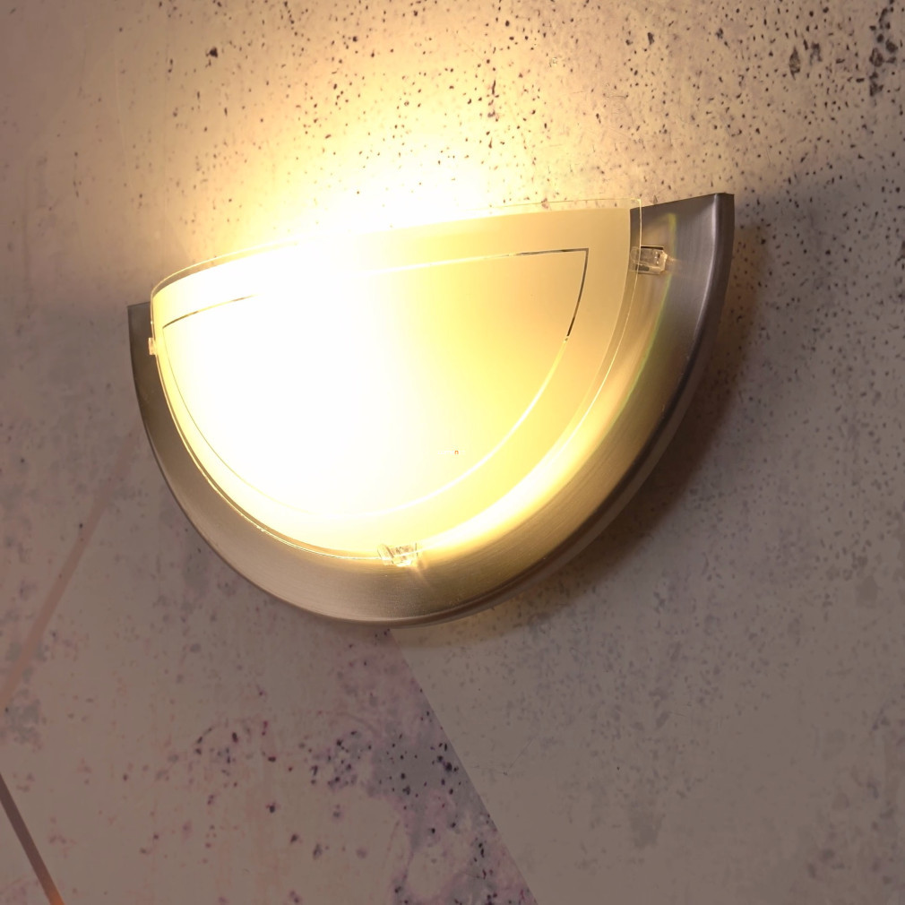 Lampa de perete, culoare alb-nichel - Planet Eglo 83163