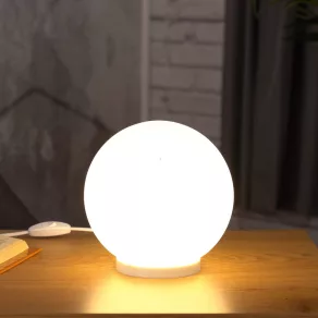   Lampă de masă sferică, 20 cm - Rondo Eglo 85264, cu soclu 1xE27