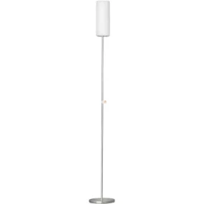   Lampă de podea cu întrerupător la bază, 153 cm, alb-argintiu - Troy Eglo 85982, sticlă, cu 1 soclu E27