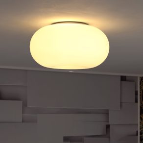 Lampă de tavan cu două socluri, albă - Optica Eglo 86812