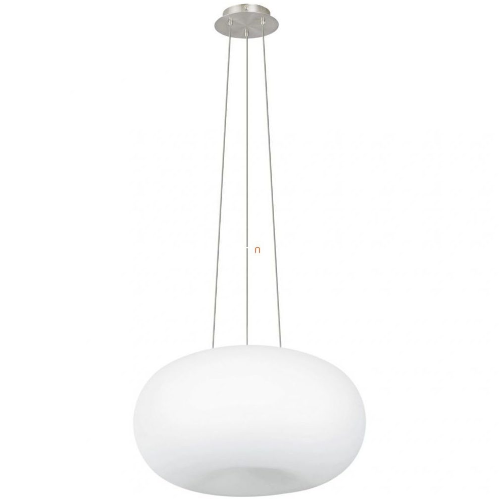 Lampa suspendată cu două becuri, 44,5 cm, alb-argintiu - Optica Eglo 86815